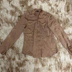 Brown and gold blouse from express size S. Gently used.